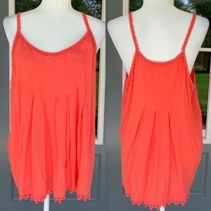 Stylus Pleated Tank XL NWOT